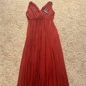 Banana Republic Slinky Stretchy Rust Sundress